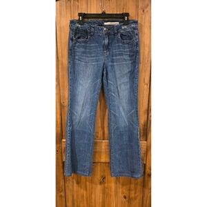 Dkny Jeans Straight Leg Jeans Womens 12 Bue Denim Five Pockets Comfort Outdoor